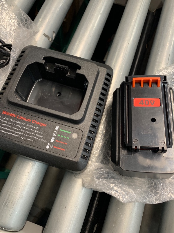 Photo 1 of (used)(see all images) Kotoate 20V MAX Fast Battery Charger Compatible with Black and Decker 12V 20V Lithium Battery, Compatible with Black and Decker Lithium 