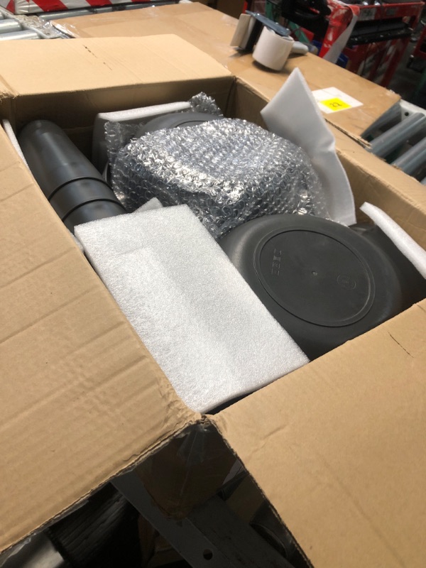 Photo 1 of ***SEE NOTES *****Teivio 48-Piece Kitchen Plastic Wheat Straw Dinnerware Set, Service for 12, Dinner Plates, Dessert Plate, Cereal Bowls, Cups, Unbreakable Outdoor Camping Dishes, Apartment Dinning Essentials,Black