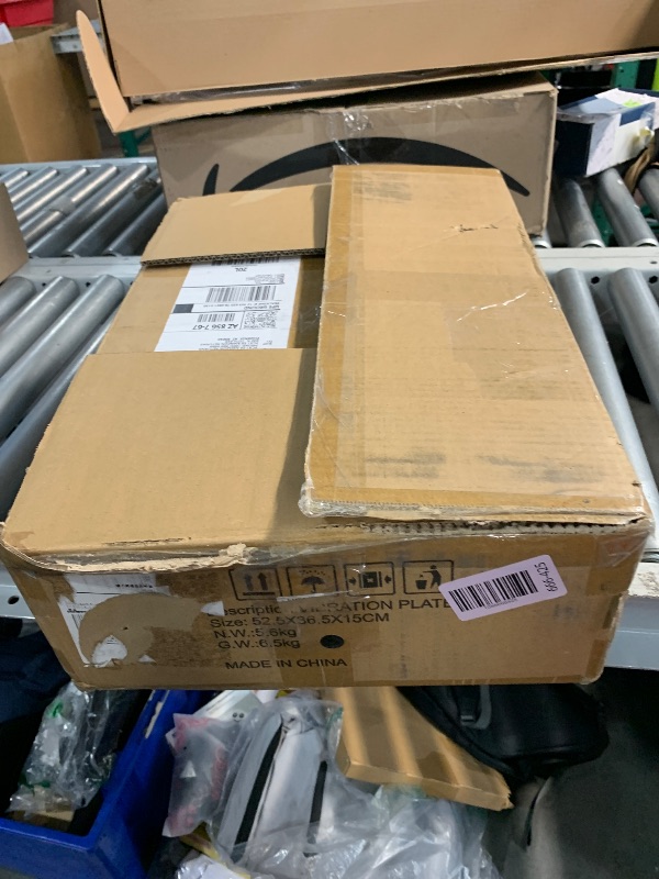 Photo 1 of ***(PARTS ONLY/ MAJOR DAMAGE/ NON FUNCTIONAL)***Taevno Vibration Plate Exercise Machine Weight Loss, Full Body Shaker Workout Vibration Plates Lymphatic Drainage, Stand Shake Vibrating Plate for Women Men 450 Lbs Capacity Fitness Platform Black