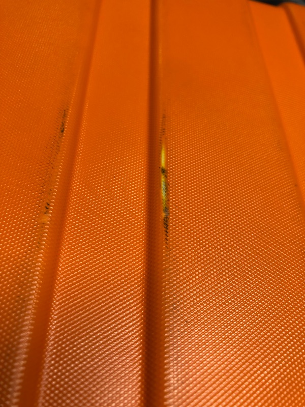 Photo 1 of ***DAMAGED - SCRATCHED - ZIPPER ON LARGEST LUGGAGE PIECE BROKEN - SEE PICTURES***
Coolife Luggage 3 Piece Set Suitcase Spinner Hardshell Lightweight TSA Lock (orange)