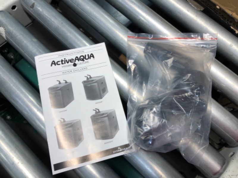 Photo 1 of ***DAMAGED - DENTED - POWERS ON - UNABLE TO TEST FURTHER - SEE PICTURES***
Active Aqua Hydroponic Water Chiller Cooling System with Remote Control and Freestanding Mounting type for Home and Kitchen, Black