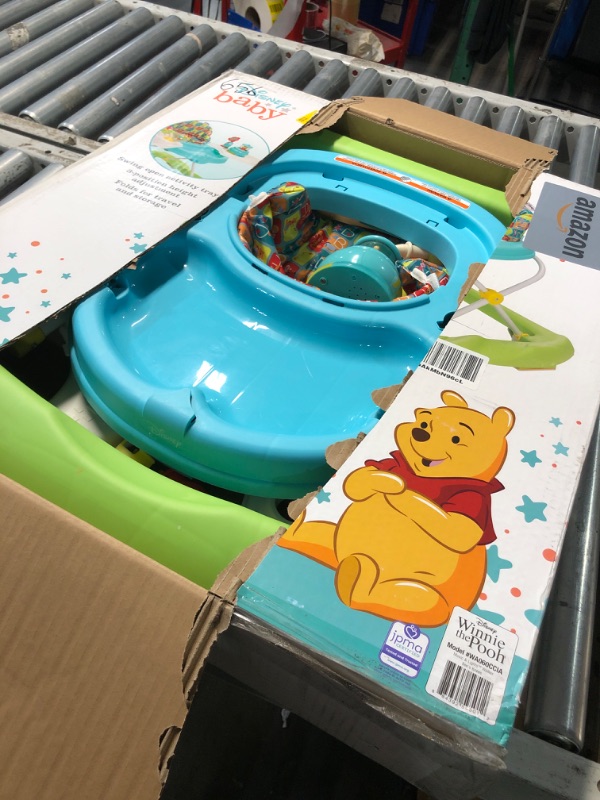 Photo 1 of (PARTIAL SET) (USED/FAIR) Disney Baby Winnie the Pooh Toys Walker, Baby Walker with Wheels, Music & Lights, Bees Knees