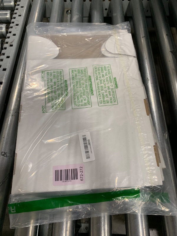 Photo 1 of 12"x9"x4" Shipping Boxes Set of 5, White Corrugated Cardboard Box Literature Mailer