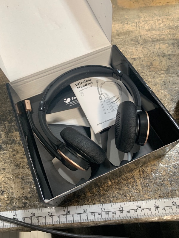 Photo 1 of **HEADSET ONLY**Wireless Headset with Microphone - Bluetooth Headset with Mic Noise Canceling & Mute, Wireless Headphones with USB Dongle/Charging Dock for Laptop Computer Phone Work Office Teams Conference Call