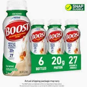 Photo 1 of **EXP: JUL/8/2026** BOOST High Protein Nutritional Drink, Caramel 24PCK