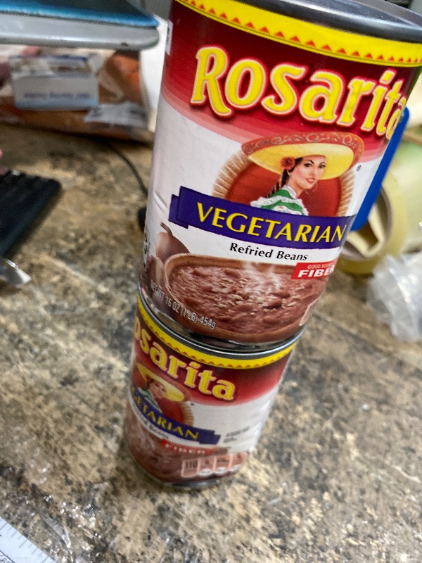 Photo 1 of **EXP: 04/17/2027**  Vegetarian Refried Beans, 16 oz 2