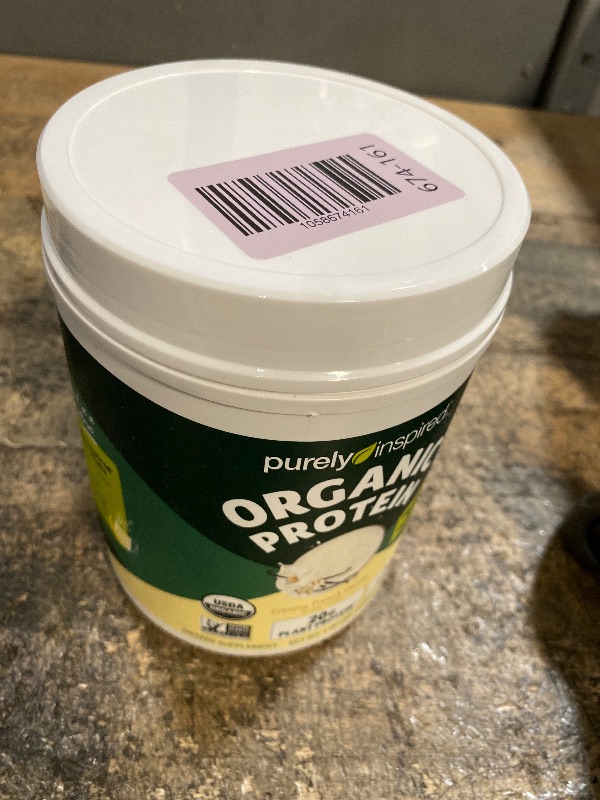 Photo 1 of **EXP: 05/07/2027** Purely Inspired Organic Plant-Based Protein Powder French Vanilla 20g Protein 1.25 lbs