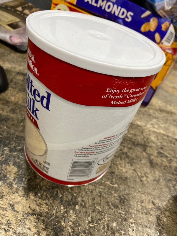 Photo 1 of **EXP: OCT/2026** Carnation Malted Milk, Dry Shelf Stable Malted Milk, Great for Baking, Shakes, Sundaes, 40 oz Can
