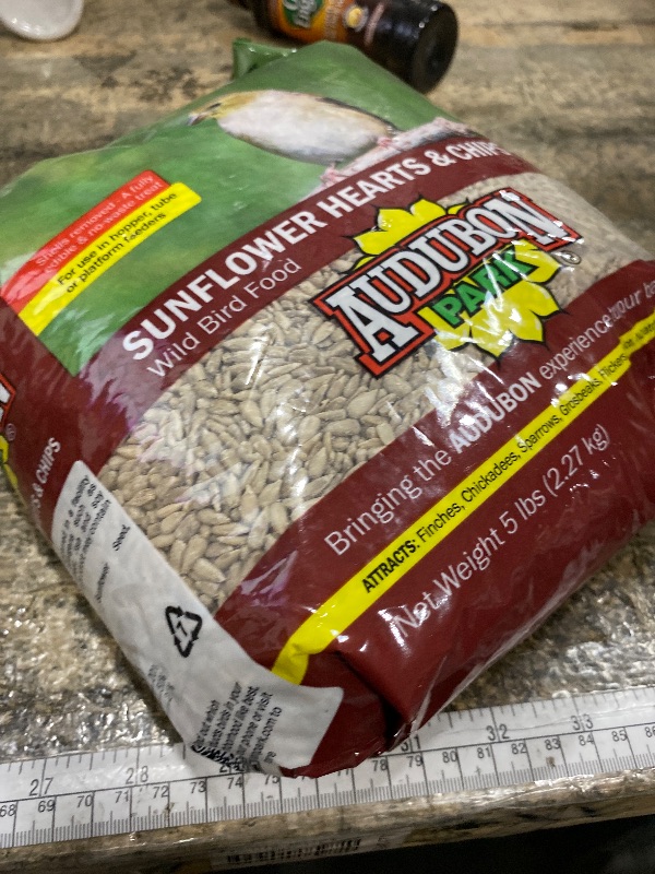 Photo 1 of **EXP: 03/09/2027** Audubon Park 84522 5 Lb Sunflower Meats Wild Bird Food