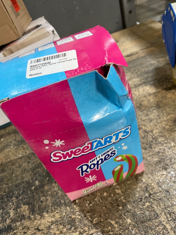 Photo 1 of **EXP N/A** SweeTarts Ropes, Holiday Twisted Punch 3oz (pack of 12)