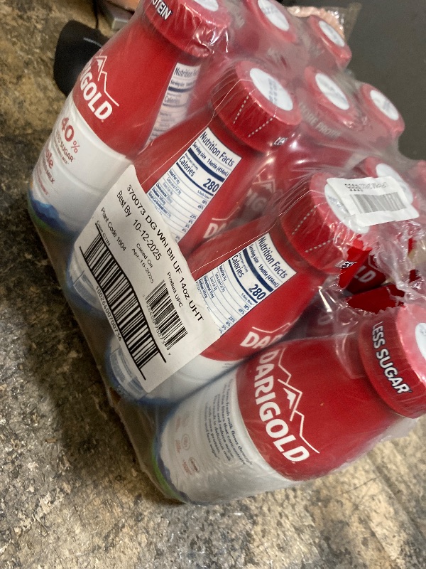 Photo 1 of **EXP: 10/13/25 **  FIT High Protein Whole Ultra-Filtered Milk - Lactose Free, 25g Protein, 40% Less Sugar - 14oz Bottles, 12 Pack (Whole Milk)