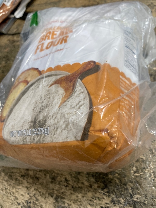 Photo 1 of **EXP: 02/19/2027 ** Amazon Grocery, Enriched Bread Flour, Unbleached, 5 Lb (Previously Amazon Fresh, Packaging May Vary)