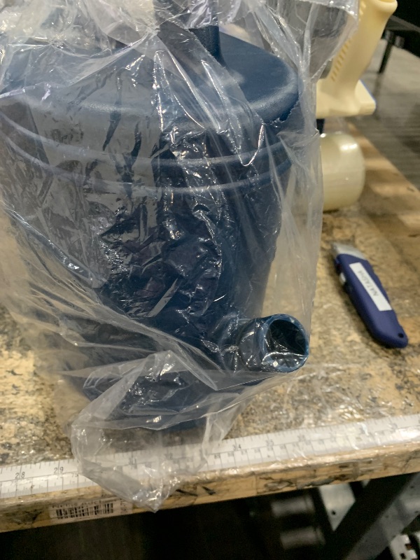 Photo 1 of **NO SPOUT** 2 Gallon Watering Can, Outdoor Watering Can for Plants, Garden Water Can with Removable Long Spout and Stainless Steel Sprinkler Head, Large Water Can for Greenhouse (Dark Blue, 2 Gallon)