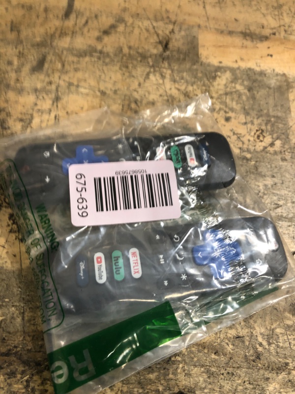 Photo 1 of (Pack of 2) Replacement Remote Control Only for Roku TV, Compatible for TCL Roku/Hisense Roku/Onn Roku/Sharp Roku/Element Roku/Westinghouse Roku/Philips Roku Smart TVs (Not for Roku Stick and Box)