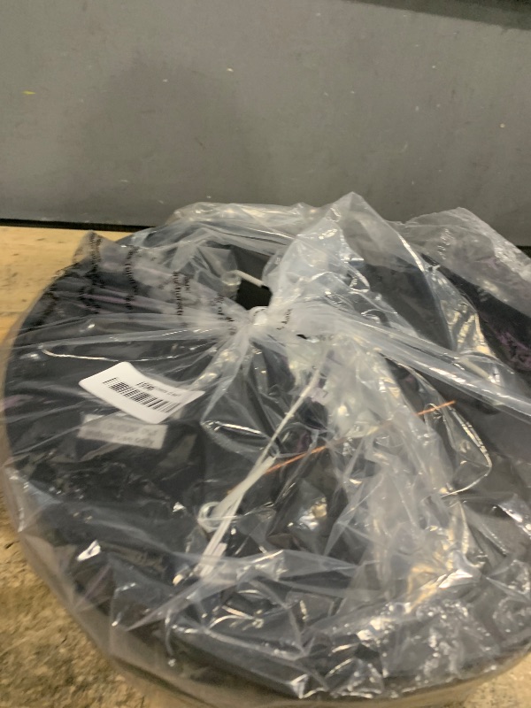 Photo 1 of **PARTIAL SET ONLY 1 FIXTURE** SKEJAO, 2 Pack Flush Mount Ceiling Light Fixture, Black, for Hallway, Kitchen, Farmhouse, Bedroom (13 x 13 x 3.93 inches, 2400 lumens, Dimmable, 2 Count)