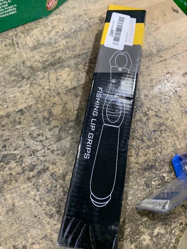 Photo 1 of 12" Fish Lip Gripper, Professional Aluminum Alloy Fish Holder with 360 Swivel Non-Slip Handle 40lb Heavy Duty Grabber for Fishing Catch and Release Control Tackle