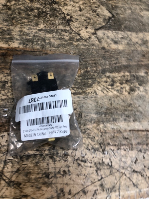 Photo 1 of (2 Set) QP2-4.7 4 Pin Refrigerator Starter PTC Start Relay 6750C-0005P Refrigerator Overload Protector Compatible with Kenmore Vissani LG Refrigerator Compressor for Fridges Wine Coolers
