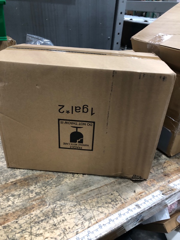 Photo 1 of 2 PCS 1 Gallon Drink dispenser, Glass Beverage Dispenser With Wood Stand, Large Water Drink Dispensers for Parties With Stainless Steel Spigot, Ideal for Lemonade,Juice, Tea, and Party Drinks