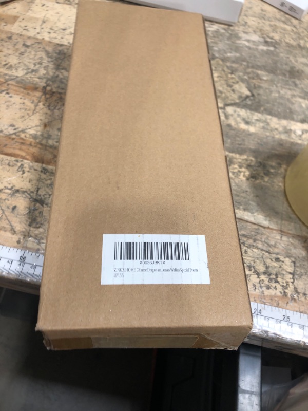 Photo 1 of **ONE MISSING WICK**ZINGZIHOME Chinese Dragon and Phoenix Wedding Candles Red Traditional Double Happiness 1 Pair, 9.84 Inch Tall x 2 Inch Diameter, Great for Chinese Weddings Decoration as Well as Special Events