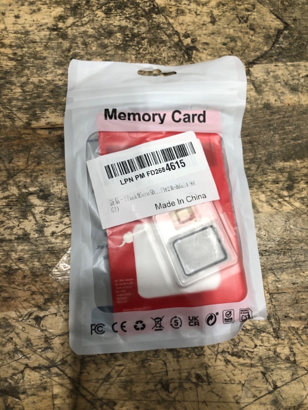 Photo 1 of 2 Pack Memory Card 64GB with Adapter, High Speed TF Card, UHS-I C10 A1 Memory TF Card for Tablet/Mobile Phone/Camera/Car Audio/Game Console (TF162 Red Gold 64GB)