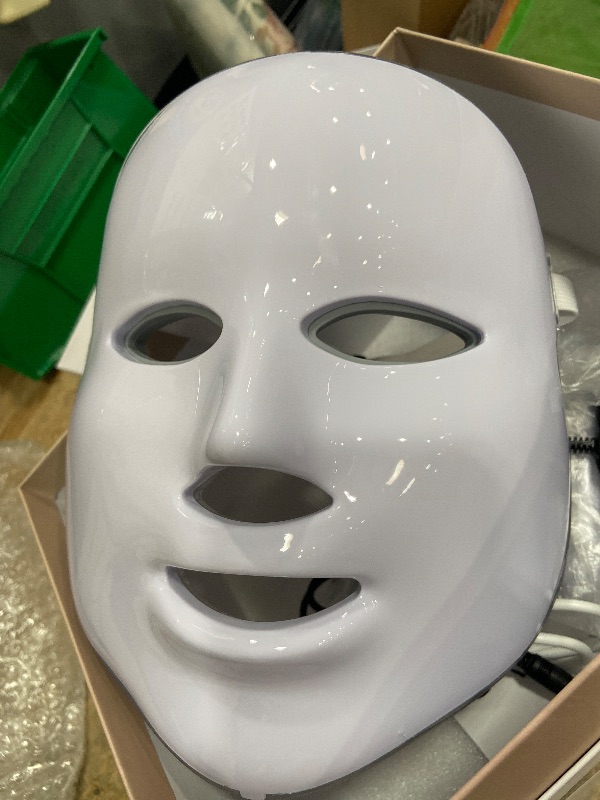 Photo 1 of EVFOFO Red Light Mask for Face, 7 Custom Modes with Infrared, 850nm Infrared & Red Light Masks, Portable with Timer for Home Use