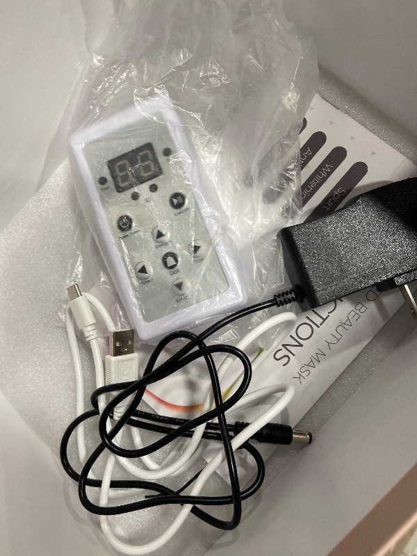 Photo 3 of EVFOFO Red Light Mask for Face, 7 Custom Modes with Infrared, 850nm Infrared & Red Light Masks, Portable with Timer for Home Use