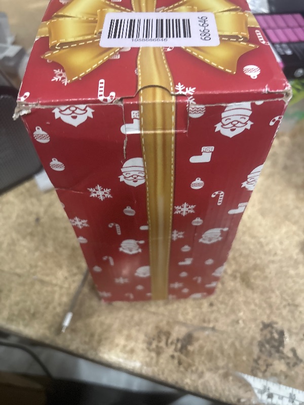 Photo 1 of 10" Christmas Snow Globe Lantern with Cardinal?Lighted Swirling Glittering Snow Globes with Music & Timer, Christmas Decorations for Home Tabletop Indoor