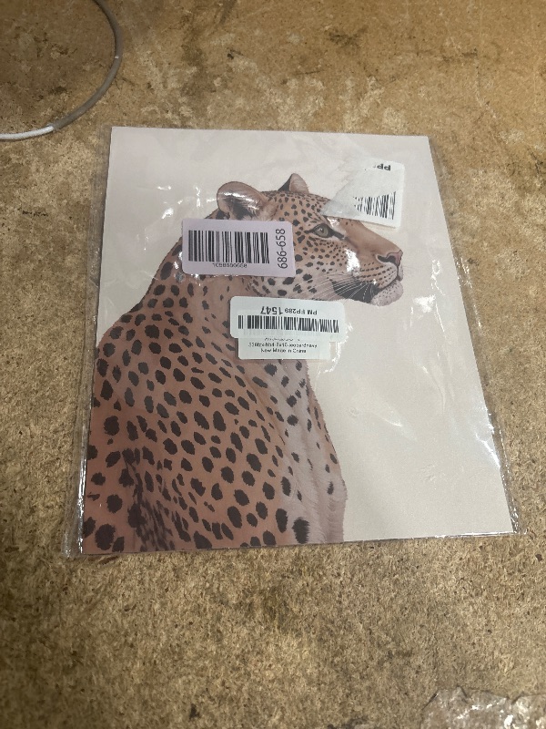 Photo 1 of **BENT ** DSHFG Preppy Navy Blue Leopard Cheetah Prints Y2K Room Decor Funky Cheetah Posters for College Dorm Decor Wall Art Set of 4, Lucky 8 Ball Poster for Teen Girls Bedroom Bathroom Dorm 8x10 Unframed