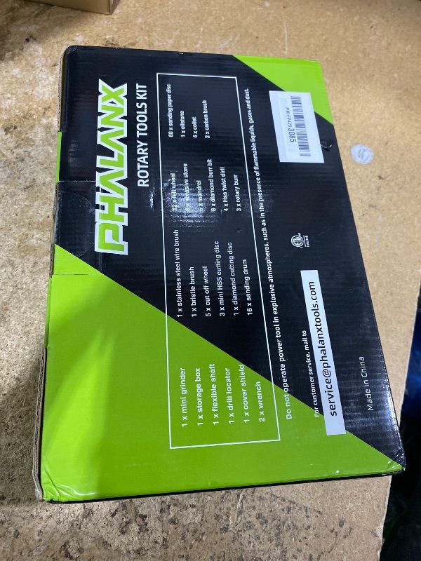 Photo 1 of 180W Rotary Tool Kit, 1.5-Amp PHALANX 6 Variable Speed with Flex Shaft, 8000-32000RPM Multi-Tool& 139pcs Accessories Kit, Power Multiuse Set Prefect for Crafting Projects and DIY Creations…