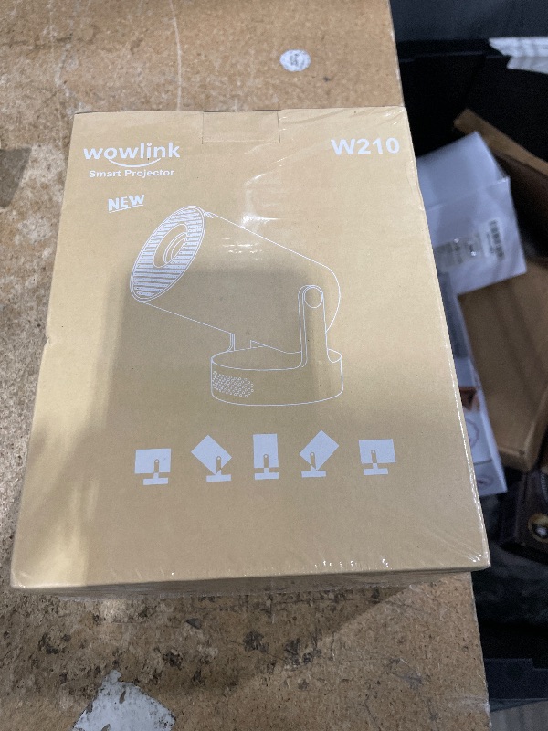 Photo 1 of [Built-in Apps & 2026 Upgraded] Mini Projector with WiFi 6 and Bluetooth 5.4 Support 4K 1080P Auto Keystone 180° Rotatable Projector Portable Compatibile with HDMI/TV Stick/Memory Stick/Laptop