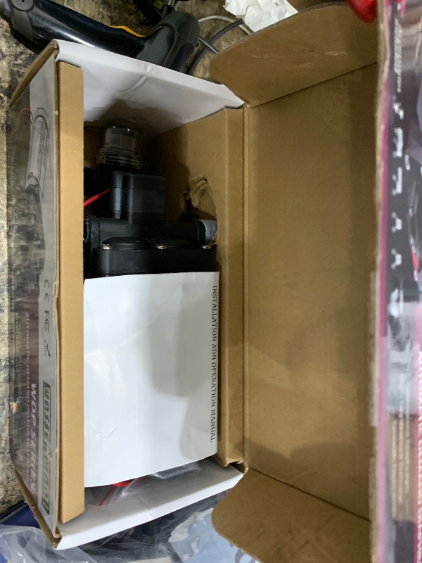 Photo 1 of ****FOR PARTS ONLY NON-FUNCITONAL**** WASSERMANN RV Water Pump 12V DC, Self Priming Diaphragm 5.0 GPM 55 PSI, Water Pressure Pump with Pressure Switch, for RV Marine Yacht Lawn Garden