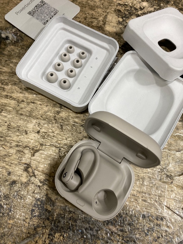 Photo 1 of **MISSING ONE HEAPHONE**Beats Powerbeats Pro 2 - Wireless Noise Cancelling Workout Earbuds with Secure- Fit Earhooks, Up to 45-Hour Battery with Charging Case, Sweat & Water Resistant, Heart Rate Monitoring - Quick Sand