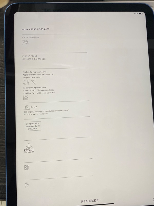 Photo 1 of **FACTORY SEALED**Apple iPad (10th Generation): with A14 Bionic chip, 10.9-inch Liquid Retina Display, 64GB, Wi-Fi 6, 12MP front/12MP Back Camera, Touch ID, All-Day Battery Life – Blue
