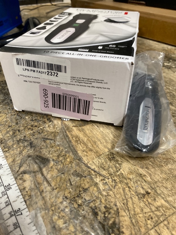 Photo 1 of ** Attachments not included**
Remington All-in-One Grooming Kit, Lithium Powered, 8 Piece Set with Trimmer, Men's Shaver, Clippers, Beard and Stubble Combs, Black