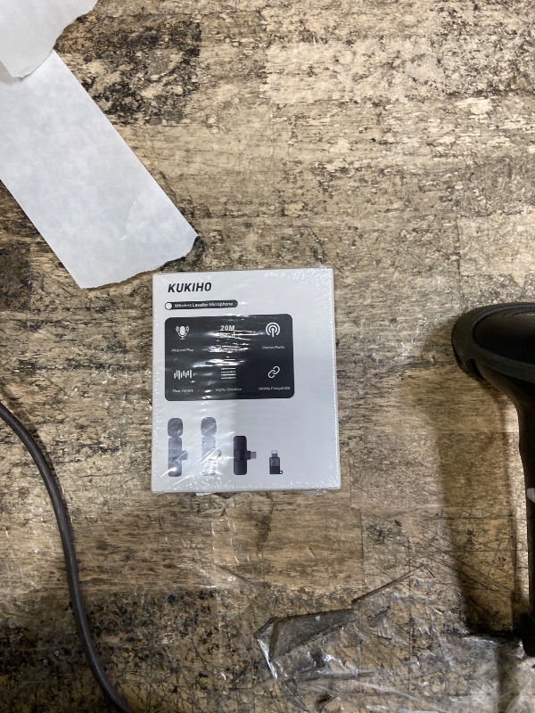 Photo 1 of 2 Pack Wireless Lavalier Microphone for iPhone iPad and Android Phone, Lapel Mic Plug and Play Wireless Mic Noise Reduction Mini Microphone for Video Recording Interview Podcast Vlog YouTube Tiktok