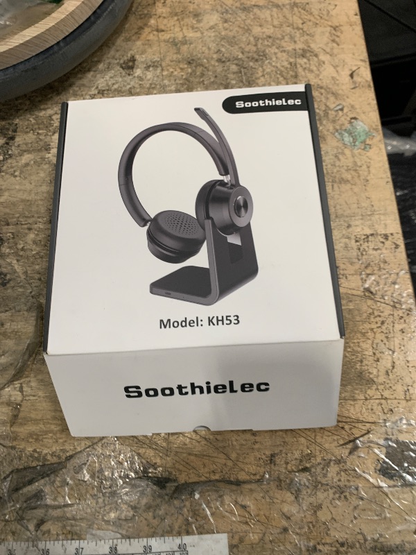 Photo 1 of (Upgraded Version) Wireless Headset, Bluetooth Headset with Noise Cancelling Microphone, Best Headphones with Mic Mute & USB Dongle for PC/Computer/Laptop/Cell Phones/Remote Work/Call Center