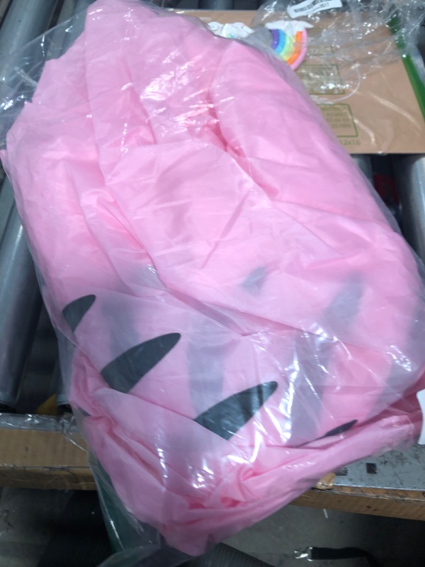 Photo 1 of ***(missing fan)***KMiKE Inflatable Shark Costume for Adult Funny Halloween Costumes Fantasy Cosplay Blow up Costume (Pink, Adult)