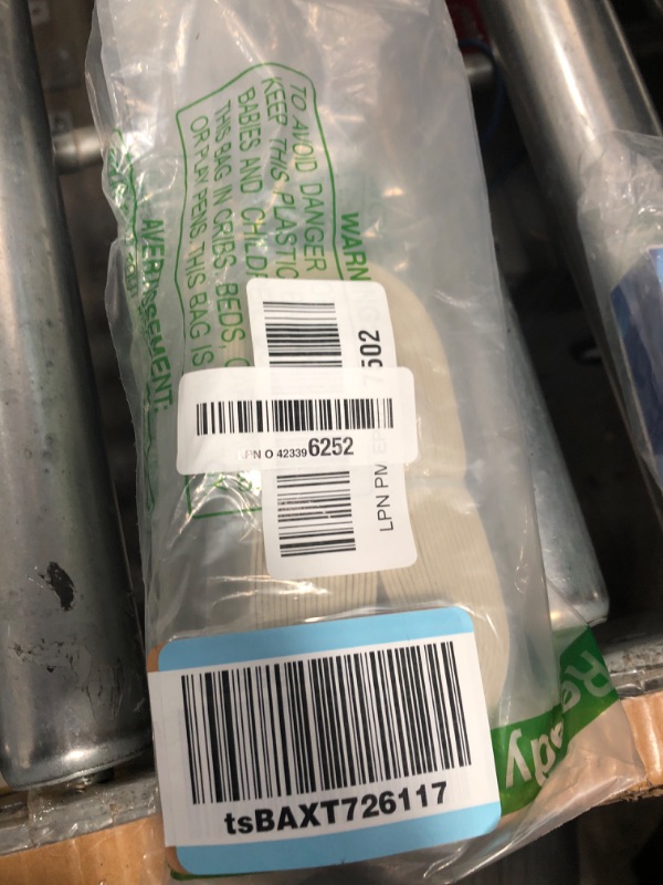 Photo 1 of 1.5 Inch Elastic Bands 6 Yards Double-Side Twill Woven Elastic Flat Heavy Stretch Elastic for Sewing Pants Waistband (Beige, 1.5 Inch, 223821)