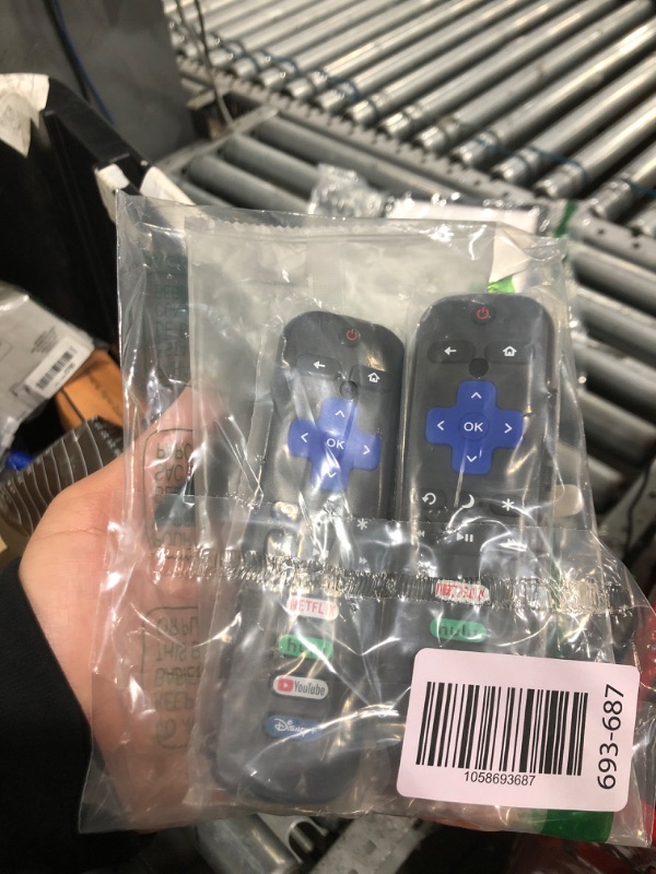 Photo 1 of (Pack of 2) Replacement Remote Control Only for Roku TV, Compatible for TCL Roku/Hisense Roku/Onn Roku/Sharp Roku/Element Roku/Westinghouse Roku/Philips Roku Smart TVs (Not for Roku Stick and Box)
