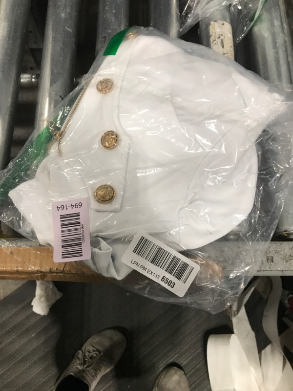 Photo 1 of & Company Womens Blazer Cropped Ponte Fabric Open Front Zipper Dress Jacket Casual Slim Jacket KJK1125NW 1073T White S