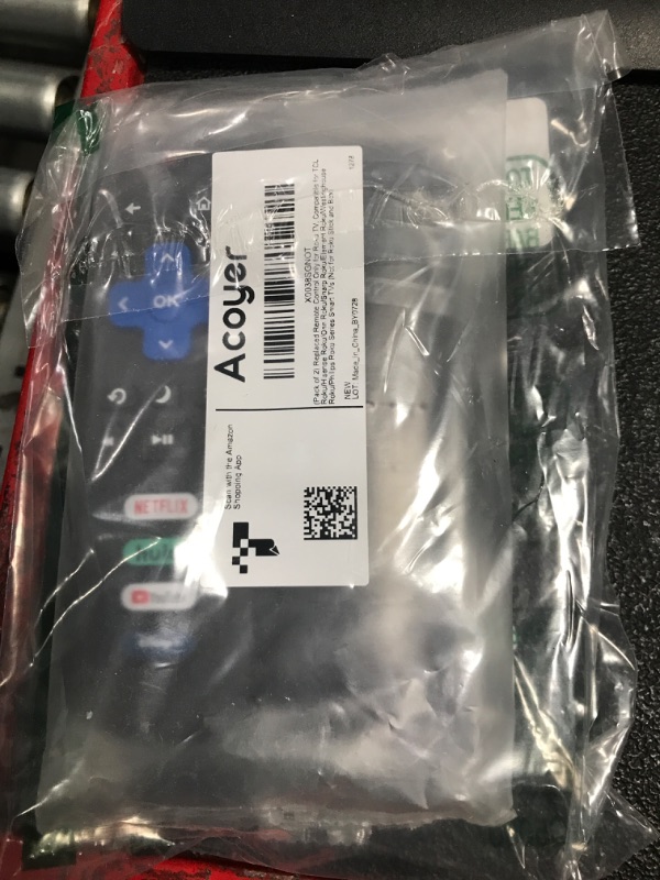 Photo 1 of (Pack of 2) Replacement Remote Control Only for Roku TV, Compatible for TCL Roku/Hisense Roku/Onn Roku/Sharp Roku/Element Roku/Westinghouse Roku/Philips Roku Smart TVs (Not for Roku Stick and Box)