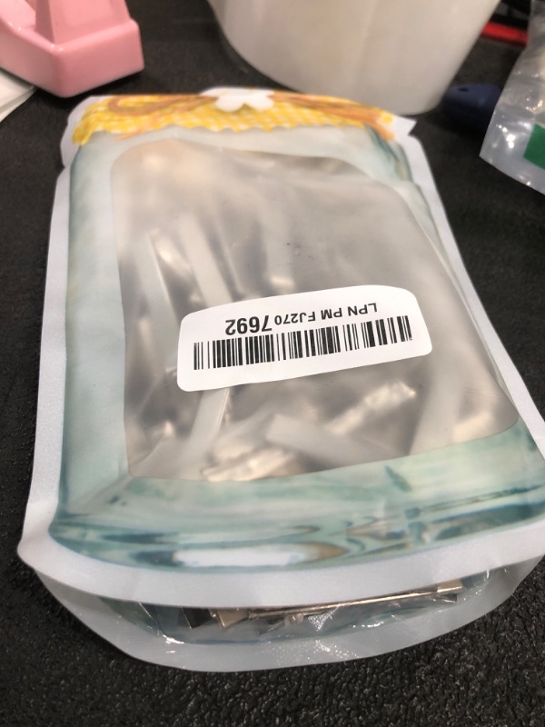 Photo 1 of 100Pcs Alligator Metal Hair Clips for Bow Making, Large Plain DIY Craft Clips Supplies (5.7cm/2.24)