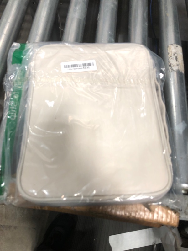 Photo 1 of 11 Inch iPad Travel Case Organizer, Padded Tablet Carrying Sleeve Bag for iPad Pro 11-in (M4), iPad 10.9 (10th Gen), iPad Air 11-in (M2), Galaxy Tab S8/S9 (White Grey-11)