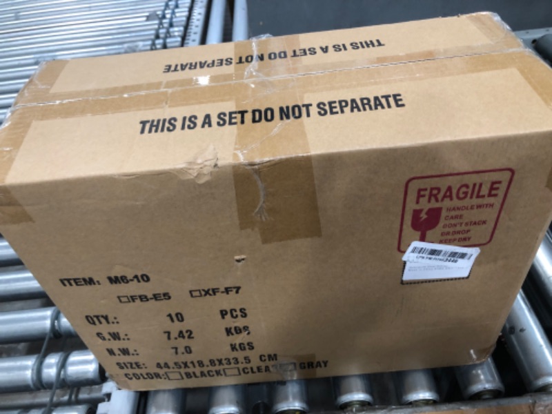 Photo 1 of 10 Pack Large Shoe Boxes Clear Plastic Stackable,Shoe Storage Organizer with Lids,Shoe Rack for Closet,Shoe Organizer and Shoe Containers for Sneaker Storage, Shoe Display Case Fit up to US Size 13