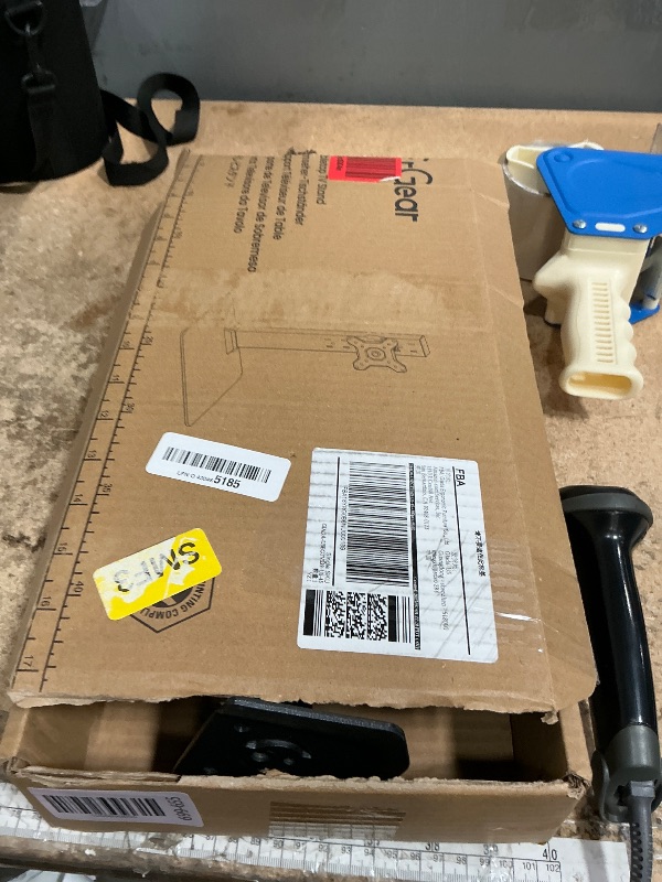 Photo 1 of ***Parts Only, Missing foot/base*** ErGear Single Monitor Stand for 13-34 inch Screens up to 44 lbs, Free-Standing Monitor Riser with 5 Height Settings, Tabletop VESA Mount with Tempered Glass Base, Max VESA 100x100mm