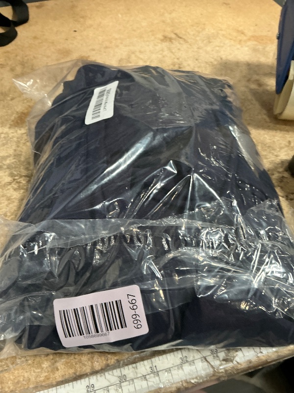 Photo 1 of 2 Piece Blazer Outfits for Women Casual One Button Blazer Jacket with Pant Suit Long Sleeve Bodycon Pantsuits Navy Blue XL