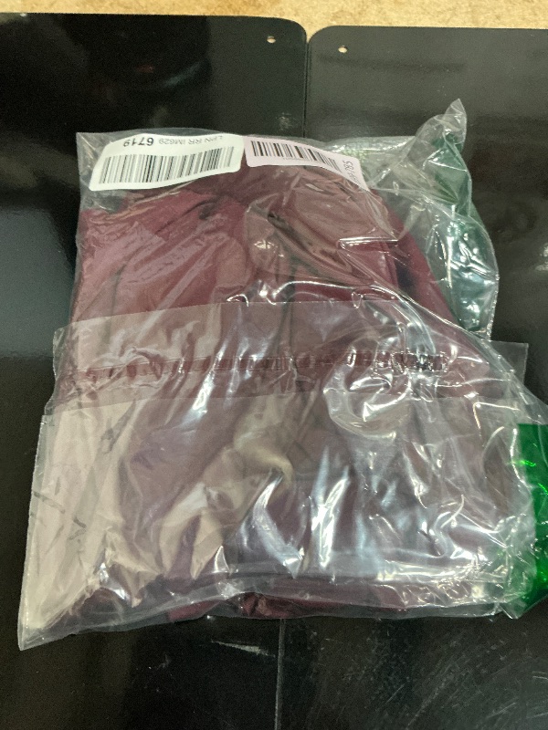 Photo 1 of (MISSING TOP) Verdusa Women's 2 Piece Vacation Outfits Drape Neck Crop Halter Top and Ruched Fishtail Bodycon Skirt Going Out Sets Burgundy Small