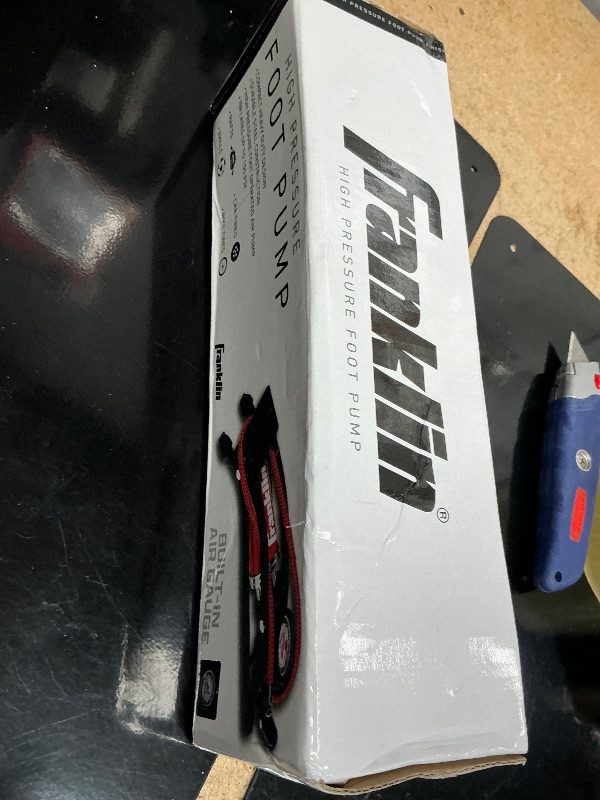 Photo 1 of
Franklin Sports Foot Air Pump for Balls, Bikes, Inflatables and More - High-Pressure Foot Pedal Air Pump - Compact Heavy Duty