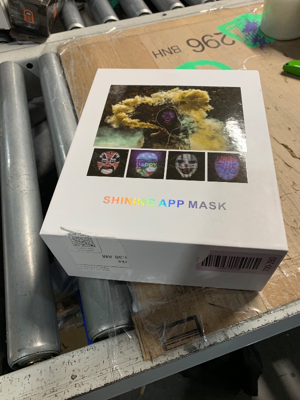 Photo 1 of ***(PARTS ONLY/ NON FUNCTIONAL)***AINSKO Face Transforming Led Mask-APP Controlled,Cool Lighting Face Mask for Cosplay Party Christmas Gift (USBC Rechargable)
