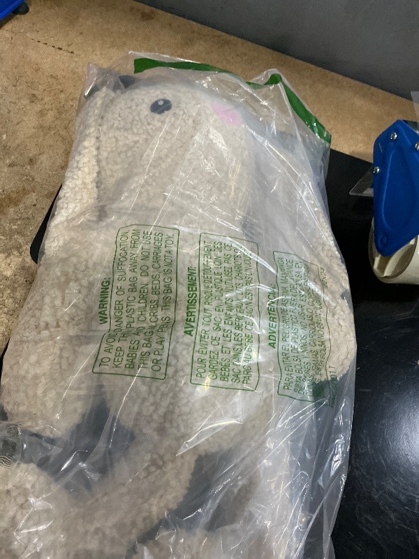 Photo 1 of ******HEAD NEEDS TO BE RESEWN ON ****** Fringe Studio Large Plush Dog Toy, Hoppy to See You, Pet Shop Collection (728034)